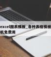 精美excel图表模板_各种表格模板大全图手机免费用