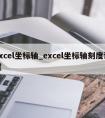 excel坐标轴_excel坐标轴刻度设置