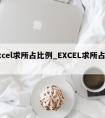 excel求所占比例_EXCEL求所占比例