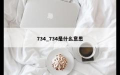 734_734是什么意思