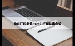 动态打印函数excel_打印输出函数