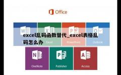 excel乱码函数替代_excel表格乱码怎么办