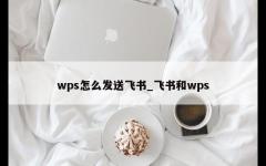 wps怎么发送飞书_飞书和wps