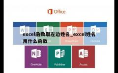 excel函数取左边姓名_excel姓名用什么函数