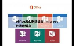 office怎么删除缓存_microsoft清除缓存