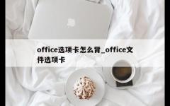 office选项卡怎么背_office文件选项卡